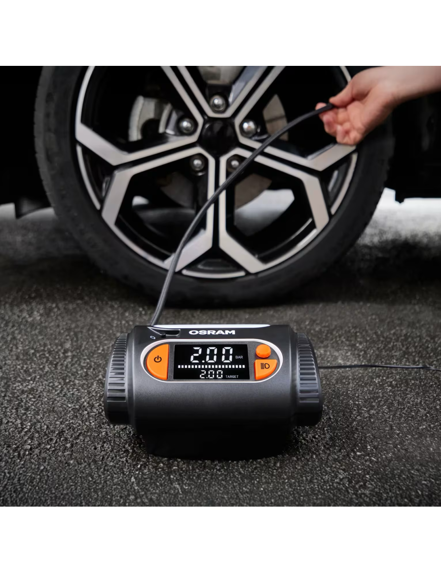 OSRAM TYREinflate 2130 OTI2130 – kompresor samochodowy 12 V z Auto-Stop