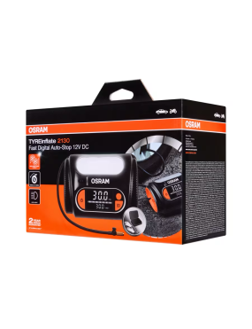 OSRAM TYREinflate 2130 OTI2130 – kompresor samochodowy 12 V z Auto-Stop