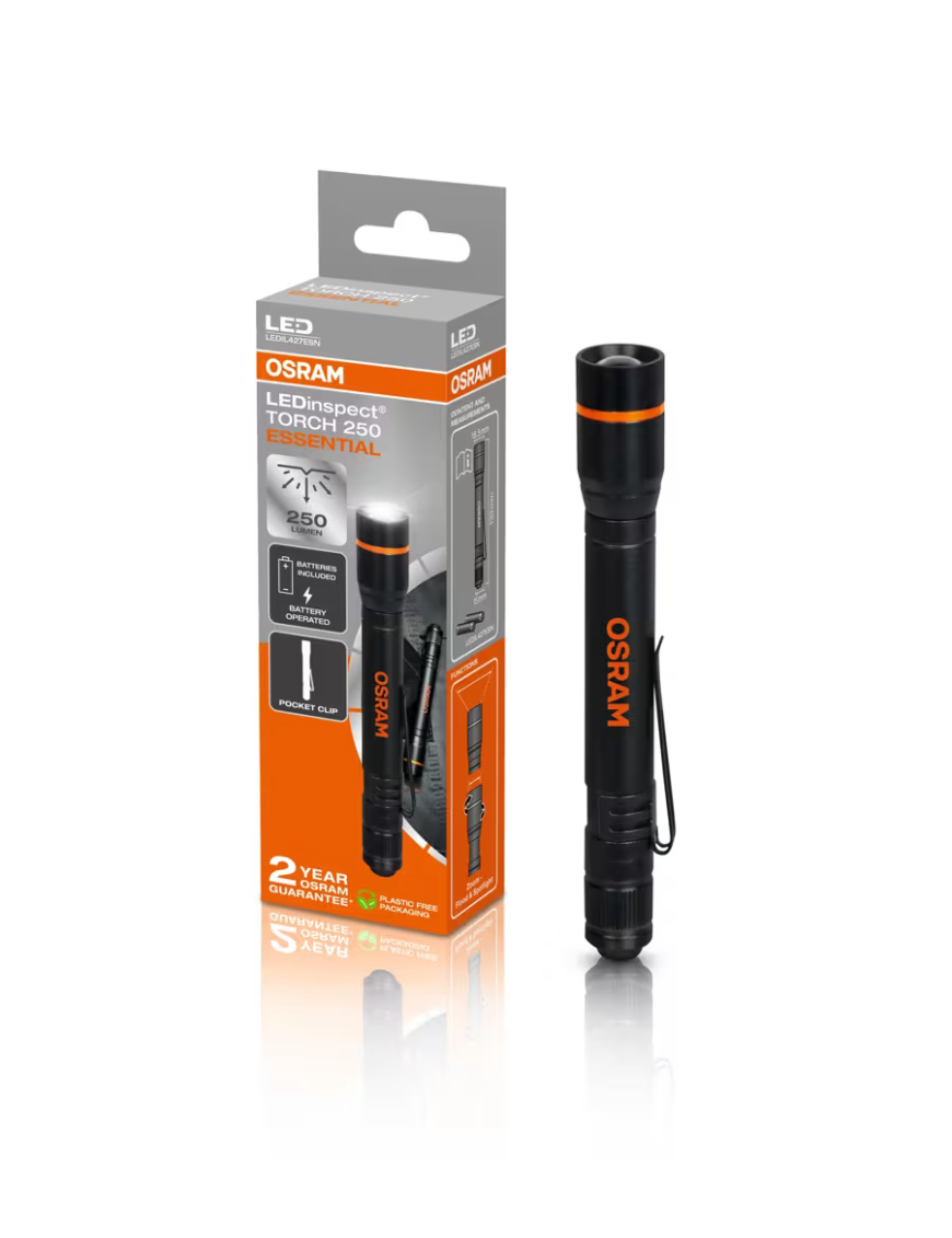 OSRAM LEDinspect TORCH 250 ESSENTIAL – latarka inspekcyjna LED 250 lm