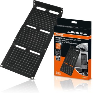 OSRAM BATTERYcharge SOLAR OFSP20 składany panel solarny 20 W USB-C/USB-A, IP65 - ujęcie 2