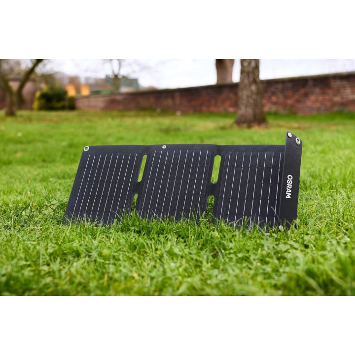 OSRAM BATTERYcharge SOLAR OFSP20 składany panel solarny 20 W USB-C/USB-A, IP65 - ujęcie 7