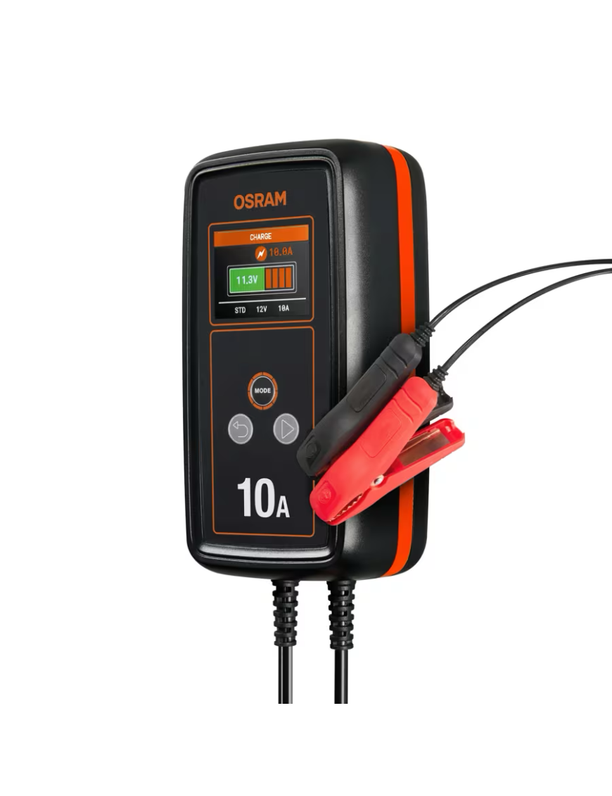 OSRAM BATTERYcharge 1010 – inteligentny prostownik 10 A, 12/24 V
