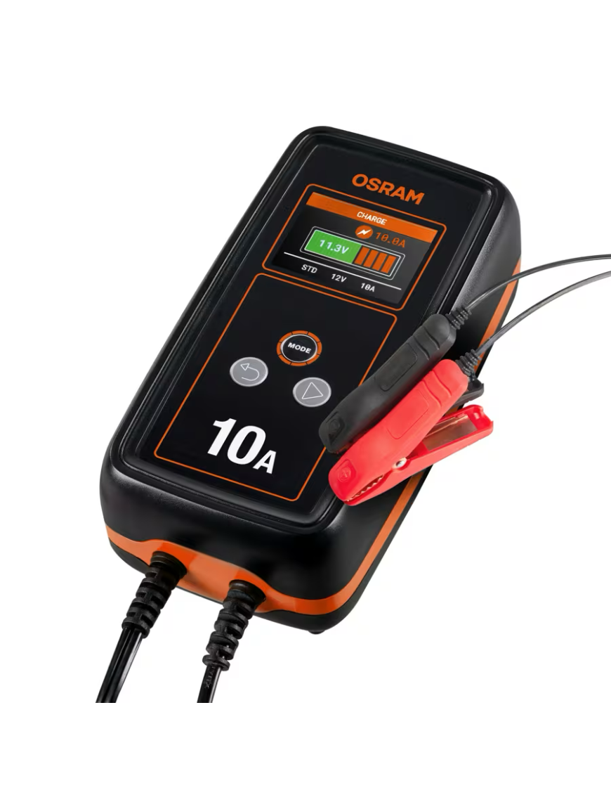 OSRAM BATTERYcharge 1010 – inteligentny prostownik 10 A, 12/24 V