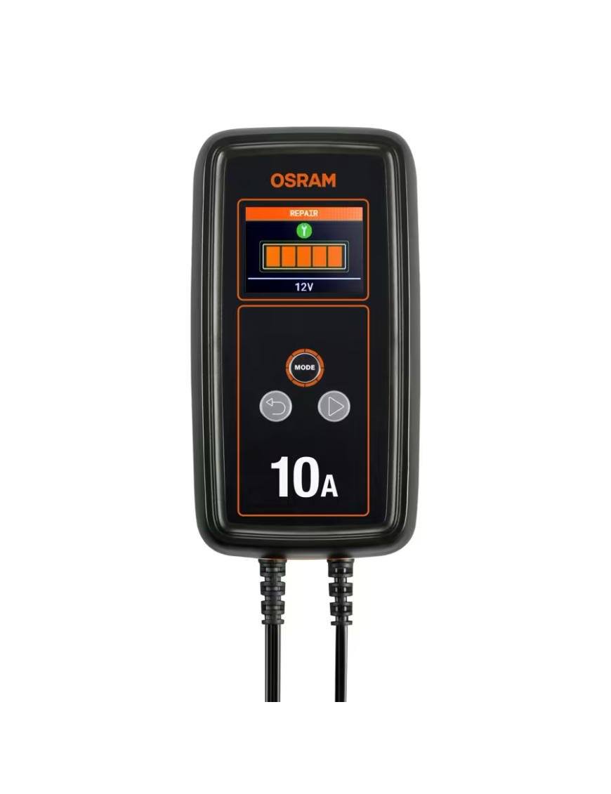 OSRAM BATTERYcharge 1010 – inteligentny prostownik 10 A, 12/24 V