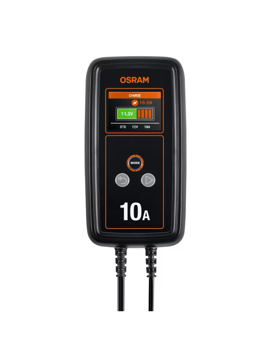 OSRAM BATTERYcharge 1010 – inteligentny prostownik 10 A, 12/24 V