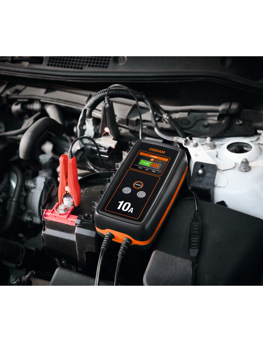 OSRAM BATTERYcharge 1010 – inteligentny prostownik 10 A, 12/24 V