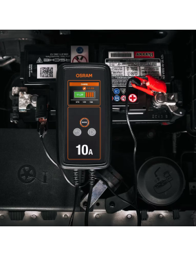 OSRAM BATTERYcharge 1010 – inteligentny prostownik 10 A, 12/24 V