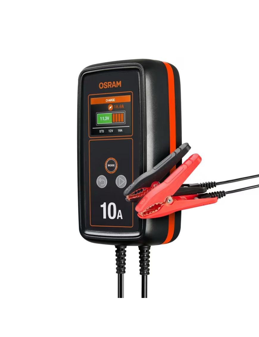 OSRAM BATTERYcharge 1010 – inteligentny prostownik 10 A, 12/24 V