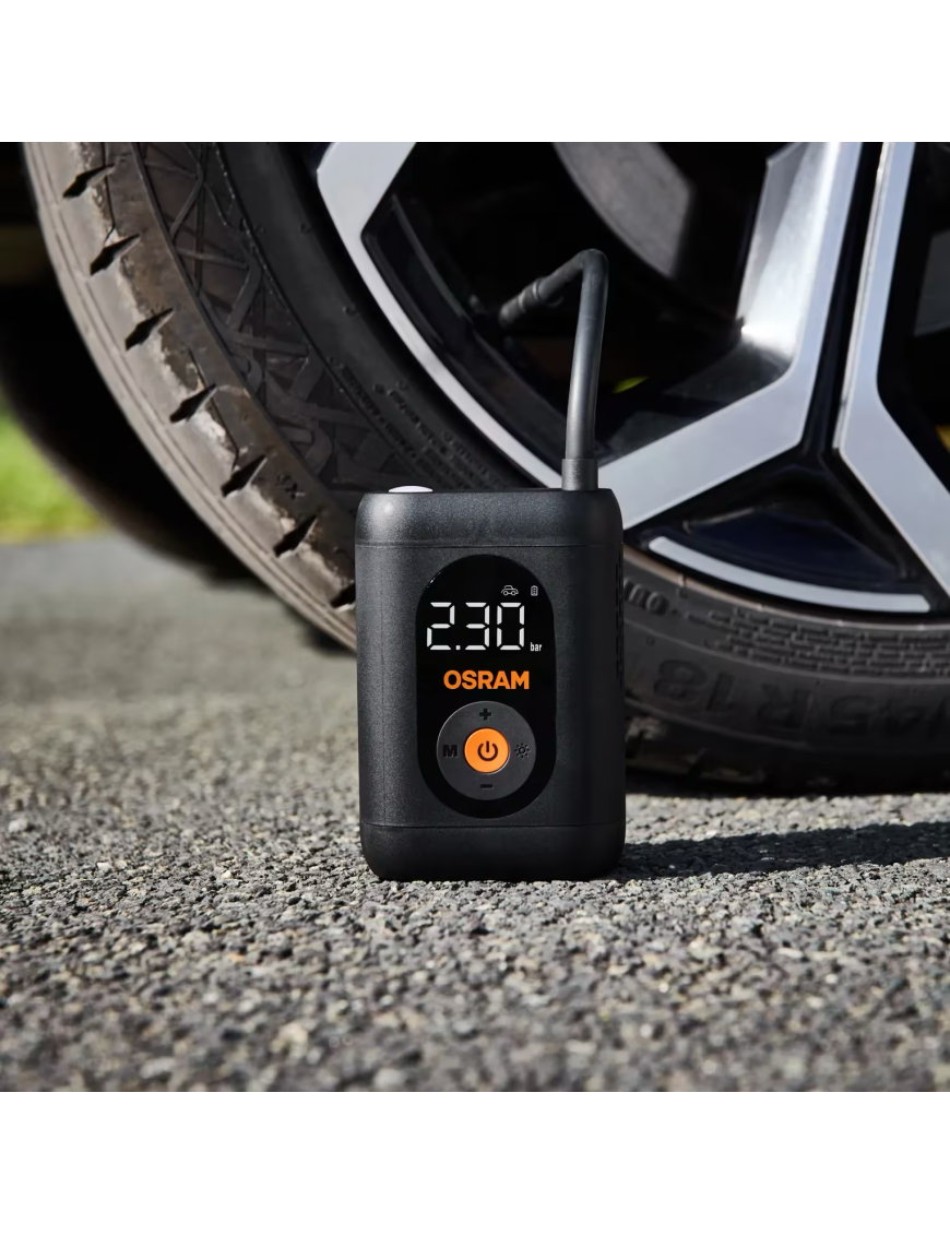 OSRAM TYREinflate 1600 ESSENTIAL – akumulatorowy kompresor do opon USB-C, 7 bar