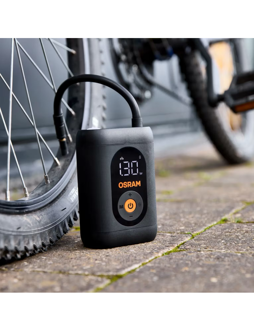 OSRAM TYREinflate 1600 ESSENTIAL – akumulatorowy kompresor do opon USB-C, 7 bar