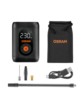 OSRAM TYREinflate 1600 ESSENTIAL – akumulatorowy kompresor do opon USB-C, 7 bar