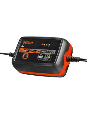 OSRAM BATTERYcharge 1005 – inteligentny prostownik 5 A, 6/12 V, 4–120 Ah