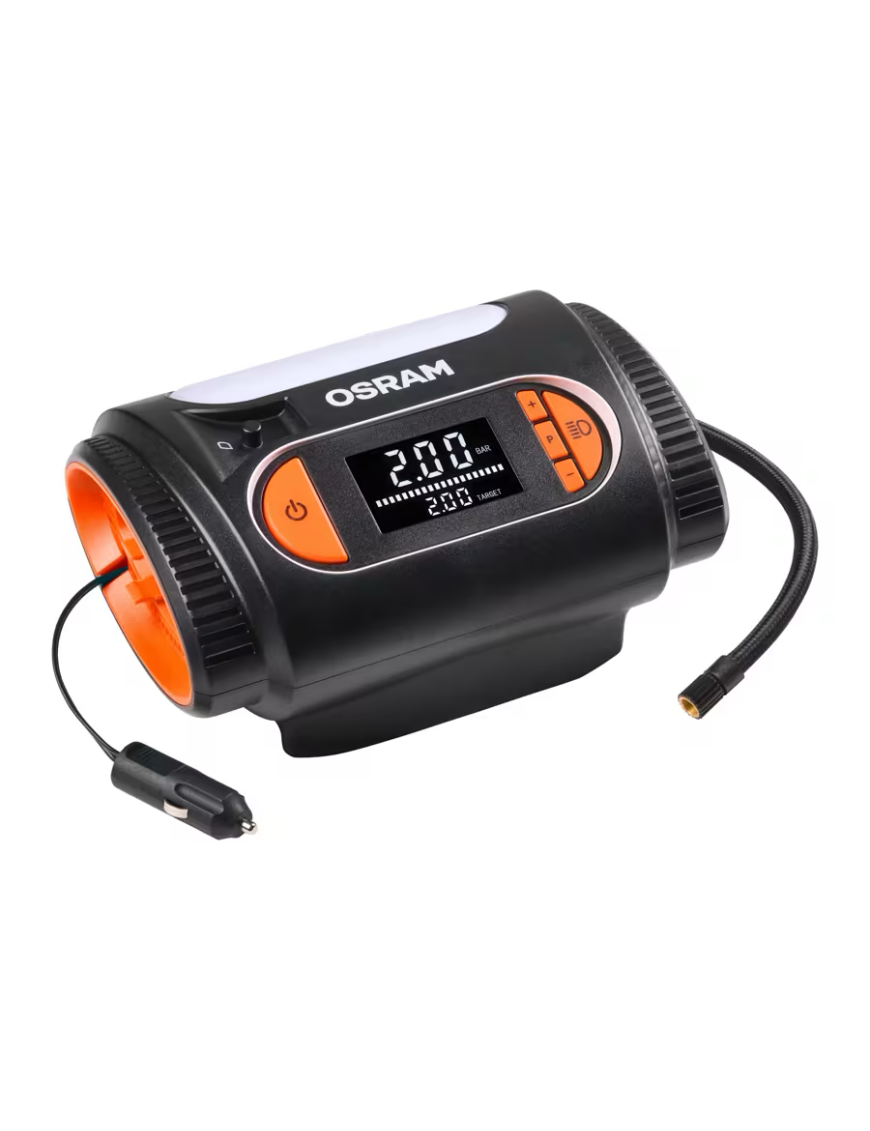 OSRAM TYREinflate 2120 – kompresor samochodowy 12 V, Auto-Stop, 6,9 bar