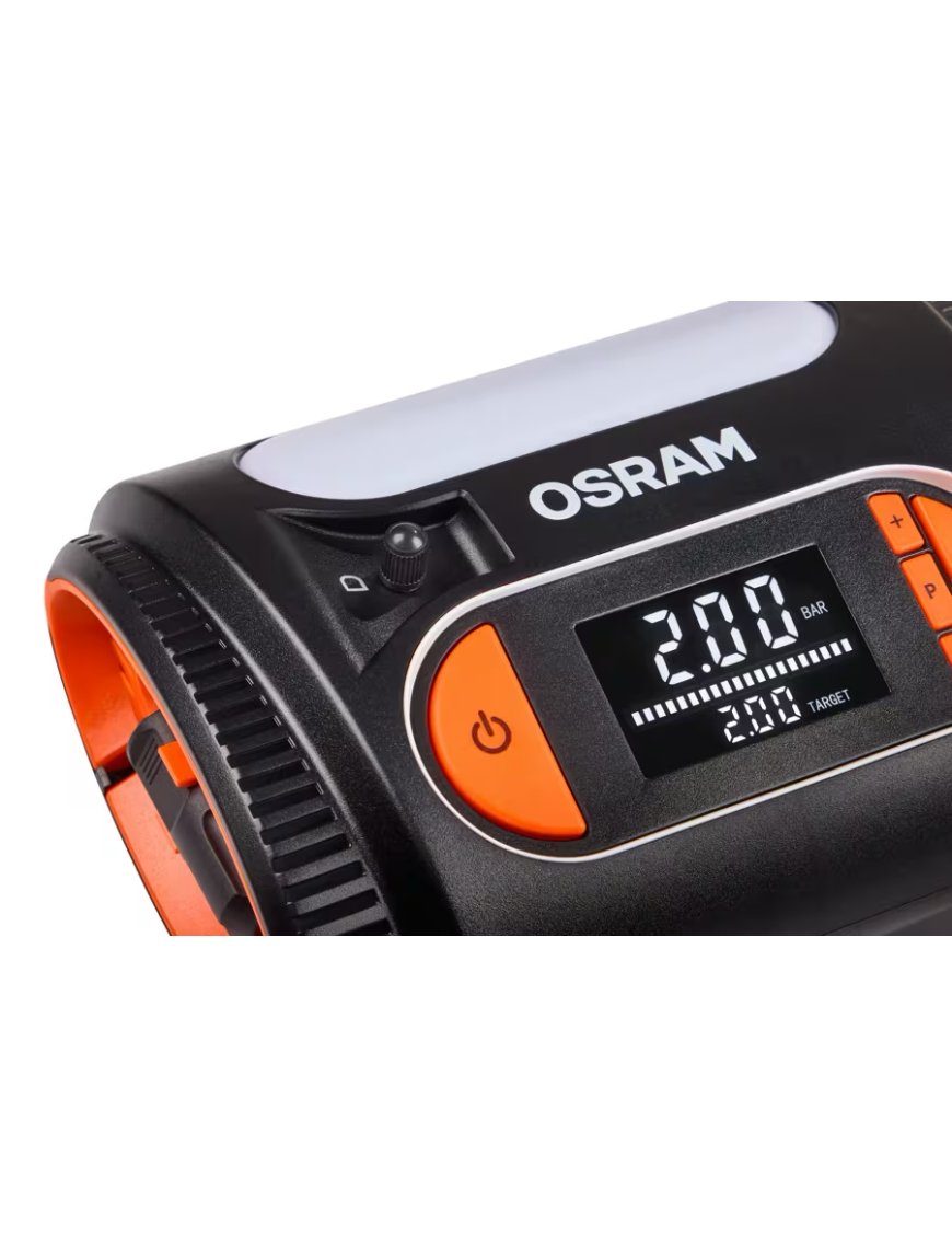 OSRAM TYREinflate 2120 – kompresor samochodowy 12 V, Auto-Stop, 6,9 bar