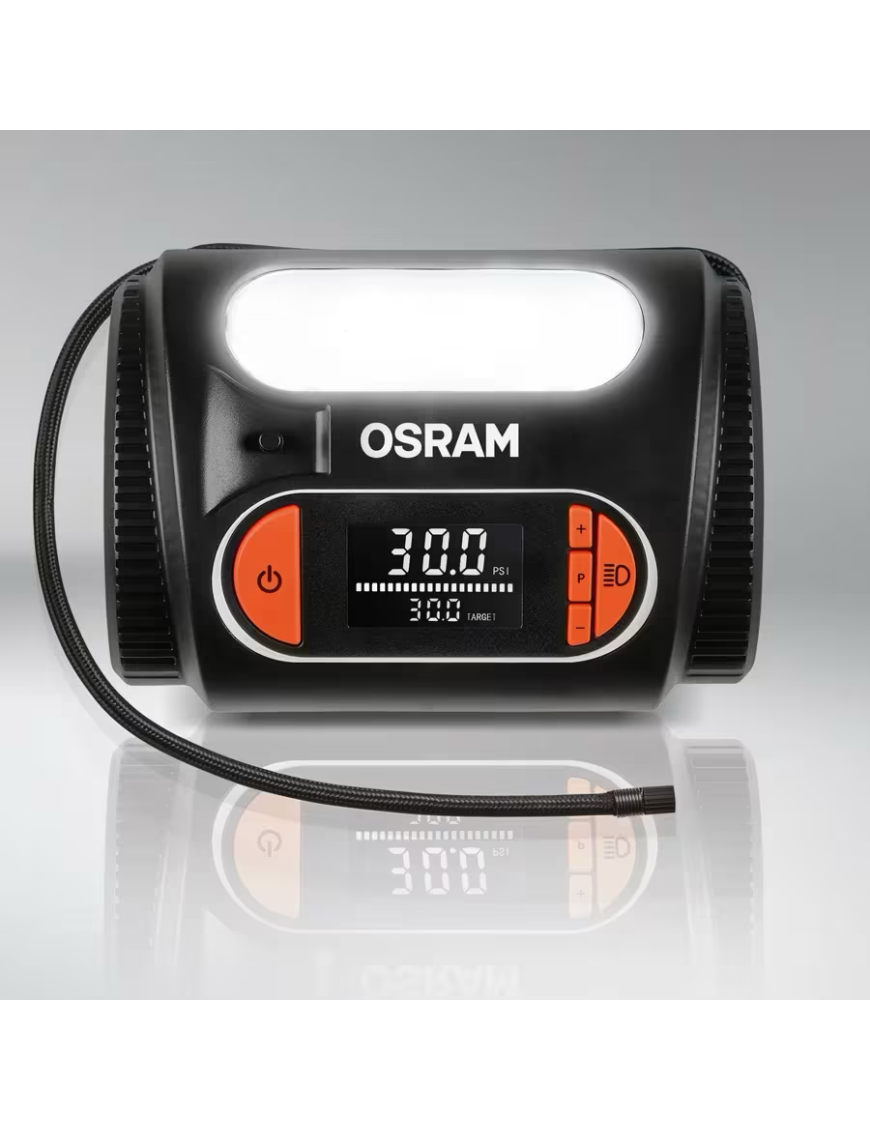OSRAM TYREinflate 2120 – kompresor samochodowy 12 V, Auto-Stop, 6,9 bar