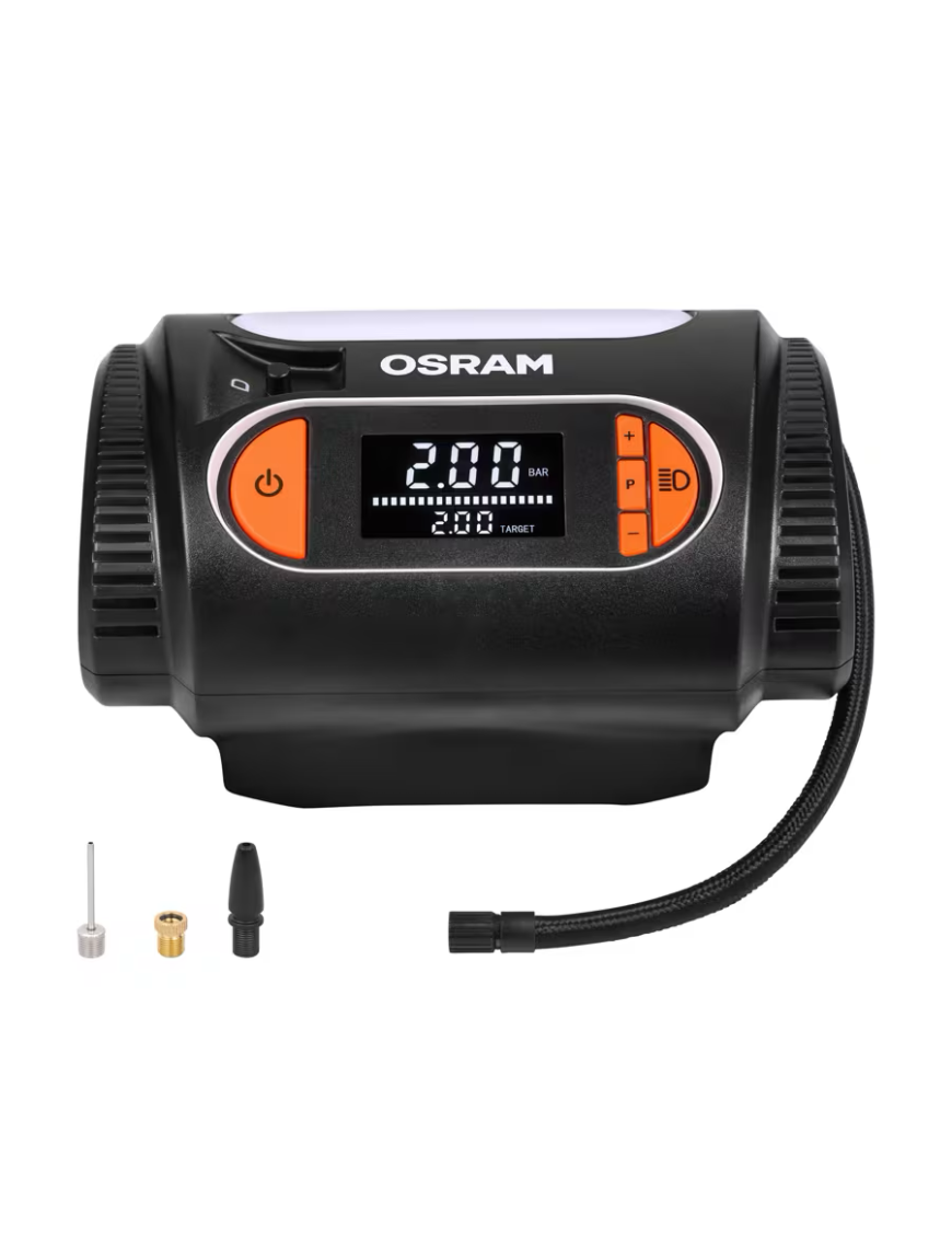OSRAM TYREinflate 2120 – kompresor samochodowy 12 V, Auto-Stop, 6,9 bar