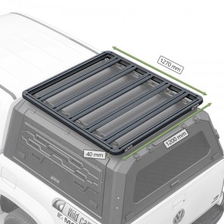 Platforma aluminiowa Wild Camp na zabudowę hardtop pickupa - ujęcie 2