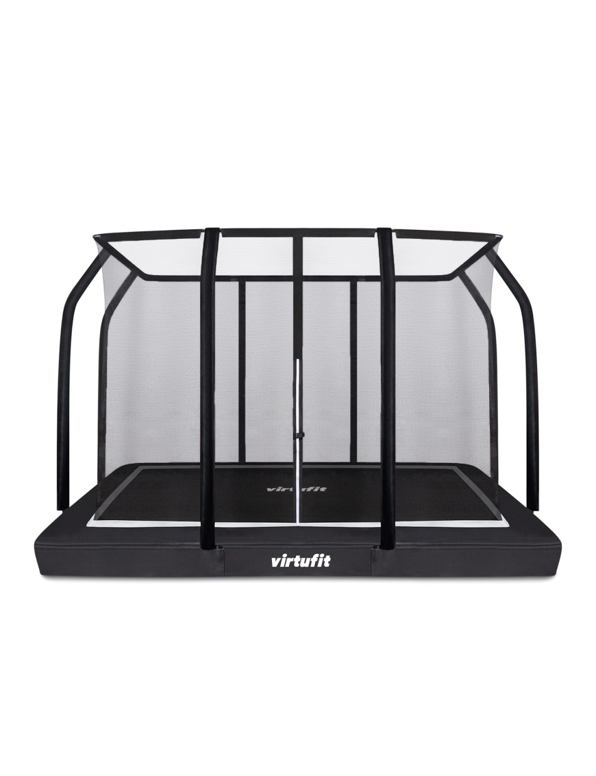 VIRTUFIT TRAMPOLINA OGRODOWA DO WKOPANIA 213 x 305 CM Z SIATKĄ VIRTUFIT TRAMPOLINA OGRODOWA DO WKOPANIA 213 x 305 CM Z SIATKĄ