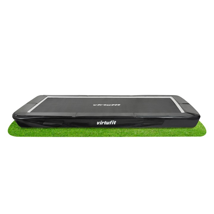 VIRTUFIT TRAMPOLINA OGRODOWA DO WKOPANIA 213 x 305 CM Z SIATKĄ