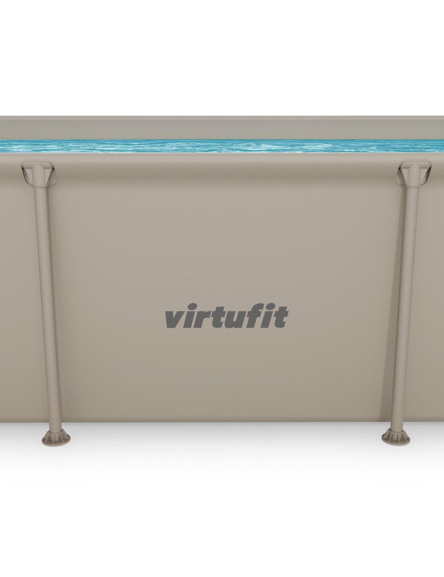 VIRTUFIT PROSTOKĄTNY BASEN 260 x 180 CM Z POMPĄ FILTRUJĄCĄ BEŻOWY VIRTUFIT PROSTOKĄTNY BASEN 260 x 180 CM Z POMPĄ FILTRUJĄCĄ BEŻOWY
