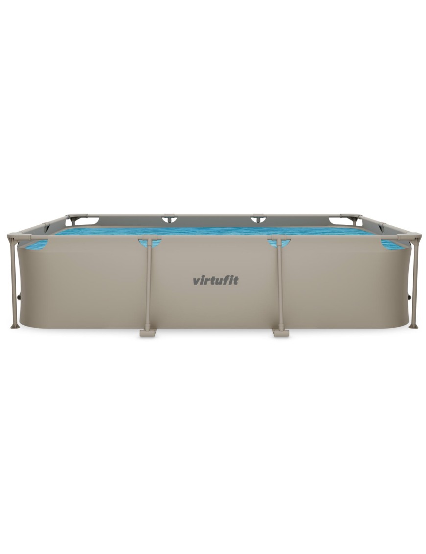 VIRTUFIT PROSTOKĄTNY BASEN 300 x 210 CM Z POMPĄ FILTRUJĄCĄ BEŻOWY VIRTUFIT PROSTOKĄTNY BASEN 300 x 210 CM Z POMPĄ FILTRUJĄCĄ BEŻOWY