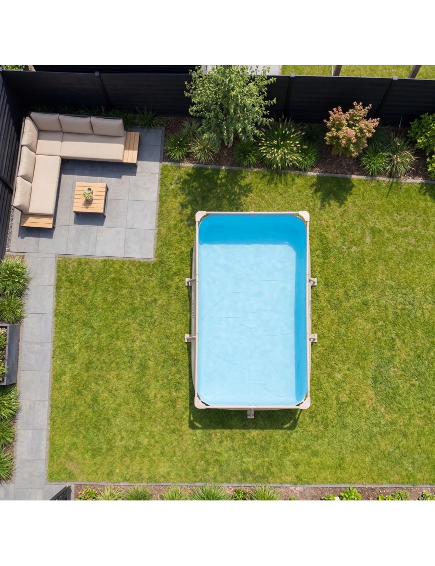 VIRTUFIT PROSTOKĄTNY BASEN 300 x 210 CM Z POMPĄ FILTRUJĄCĄ BEŻOWY VIRTUFIT PROSTOKĄTNY BASEN 300 x 210 CM Z POMPĄ FILTRUJĄCĄ BEŻOWY