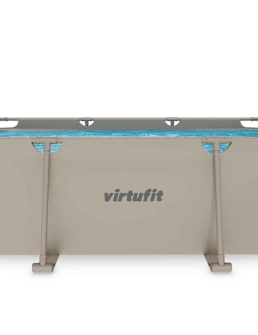 VIRTUFIT PROSTOKĄTNY BASEN 300 x 210 CM Z POMPĄ FILTRUJĄCĄ BEŻOWY VIRTUFIT PROSTOKĄTNY BASEN 300 x 210 CM Z POMPĄ FILTRUJĄCĄ BEŻOWY