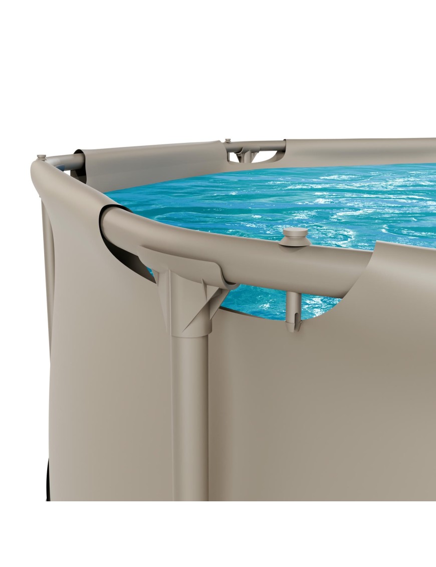 VIRTUFIT OKRĄGŁY BASEN 244 CM Z POMPĄ FILTRUJĄCĄ BEŻOWY VIRTUFIT OKRĄGŁY BASEN 244 CM Z POMPĄ FILTRUJĄCĄ BEŻOWY