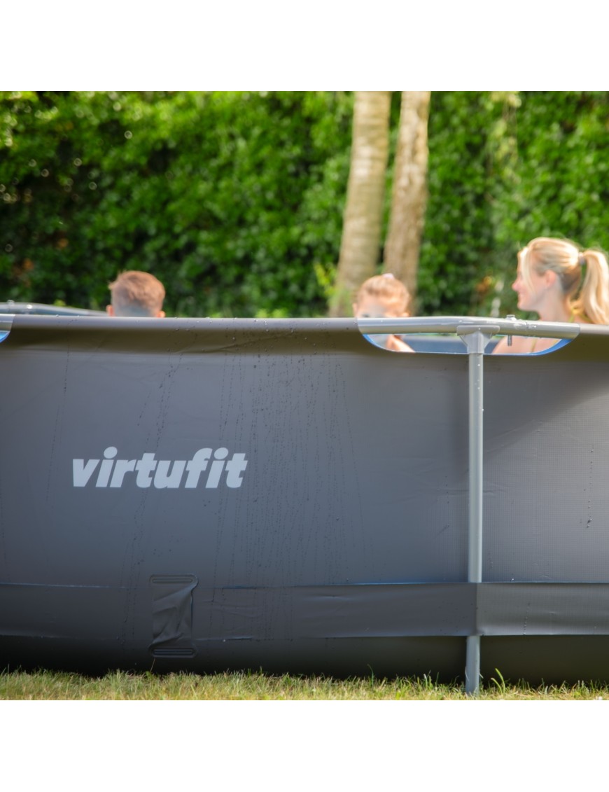 VIRTUFIT OKRĄGŁY BASEN 305 CM Z POMPĄ FILTRUJĄCĄ ANTRACYTOWY VIRTUFIT OKRĄGŁY BASEN 305 CM Z POMPĄ FILTRUJĄCĄ ANTRACYTOWY