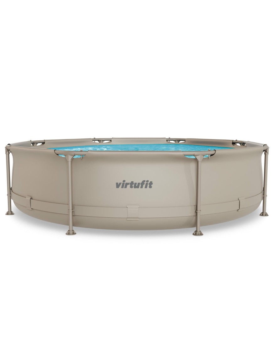 VIRTUFIT OKRĄGŁY BASEN 305 CM Z POMPĄ FILTRUJĄCĄ BEŻOWY VIRTUFIT OKRĄGŁY BASEN 305 CM Z POMPĄ FILTRUJĄCĄ BEŻOWY