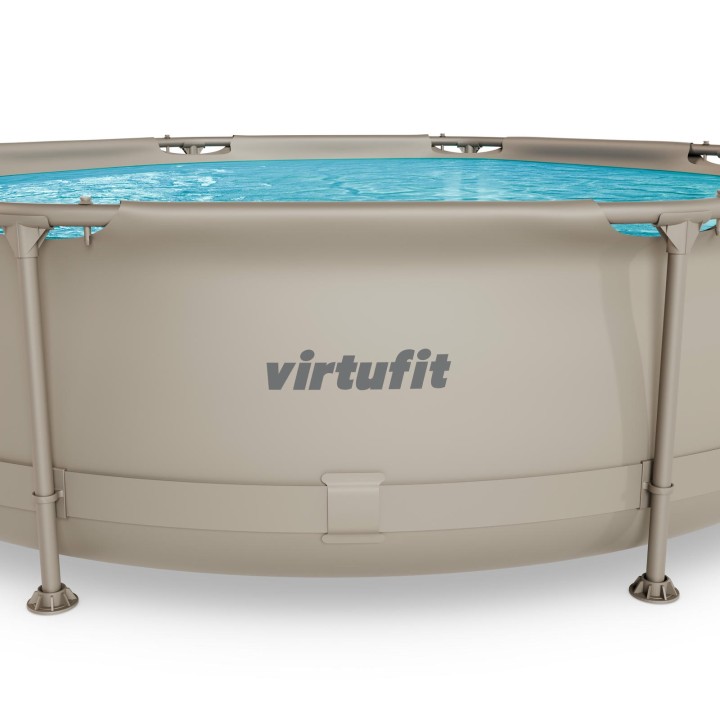 VIRTUFIT OKRĄGŁY BASEN 305 CM Z POMPĄ FILTRUJĄCĄ BEŻOWY