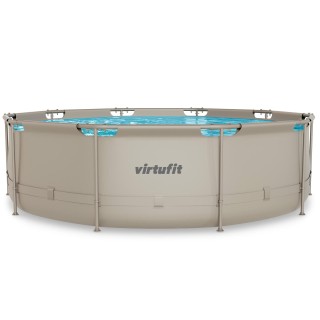 VIRTUFIT OKRĄGŁY BASEN 366 CM Z POMPĄ FILTRUJĄCĄ BEŻOWY