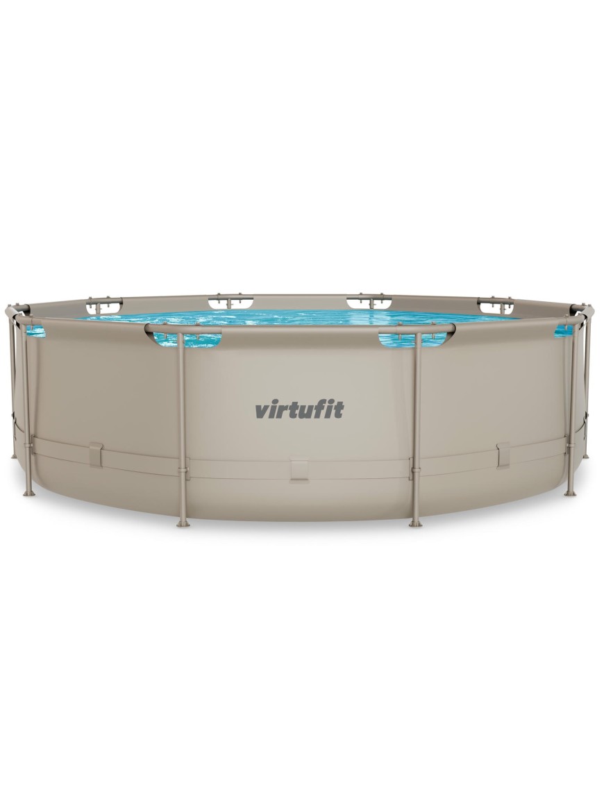 VIRTUFIT OKRĄGŁY BASEN 366 CM Z POMPĄ FILTRUJĄCĄ BEŻOWY VIRTUFIT OKRĄGŁY BASEN 366 CM Z POMPĄ FILTRUJĄCĄ BEŻOWY
