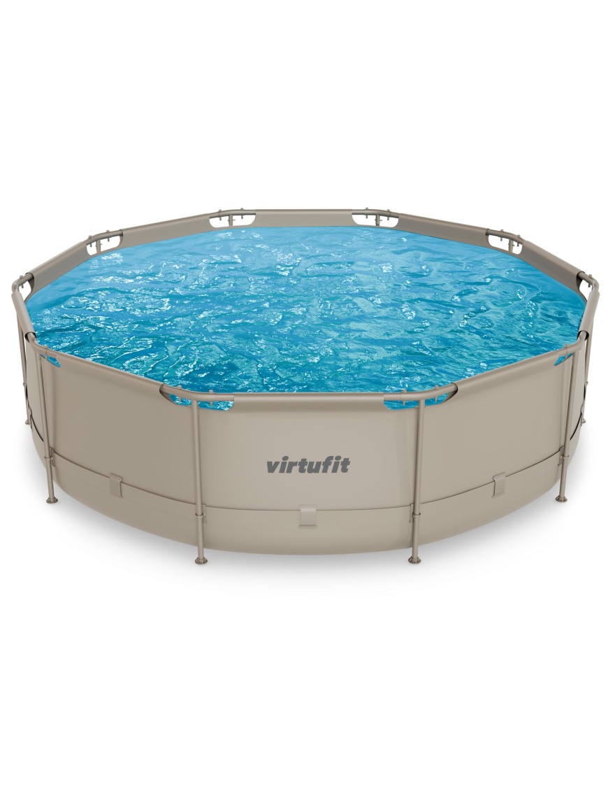 VIRTUFIT OKRĄGŁY BASEN 366 CM Z POMPĄ FILTRUJĄCĄ BEŻOWY VIRTUFIT OKRĄGŁY BASEN 366 CM Z POMPĄ FILTRUJĄCĄ BEŻOWY