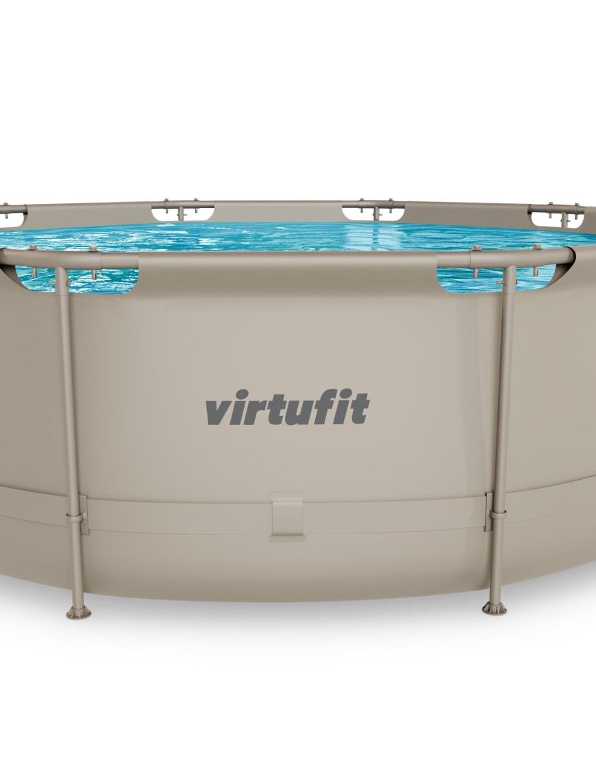 VIRTUFIT OKRĄGŁY BASEN 366 CM Z POMPĄ FILTRUJĄCĄ BEŻOWY VIRTUFIT OKRĄGŁY BASEN 366 CM Z POMPĄ FILTRUJĄCĄ BEŻOWY