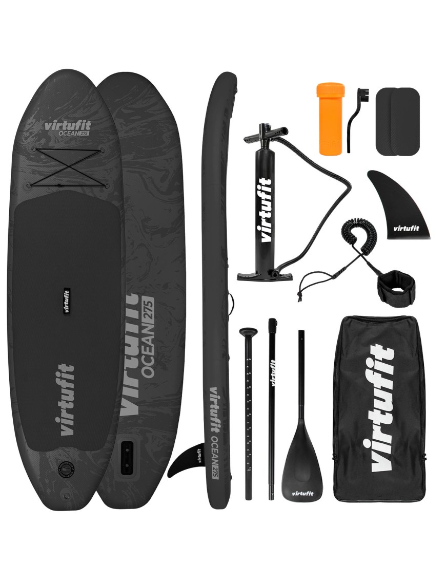 VIRTUFIT DESKA SUP OCEAN 275 Z AKCESORIAMI CZARNY VIRTUFIT DESKA SUP OCEAN 275 Z AKCESORIAMI CZARNY