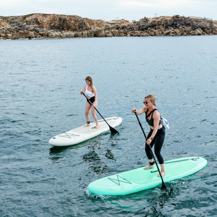 VIRTUFIT DESKA SUP SURFER 305 Z ŻAGLEM I AKCESORIAMI CZARNY