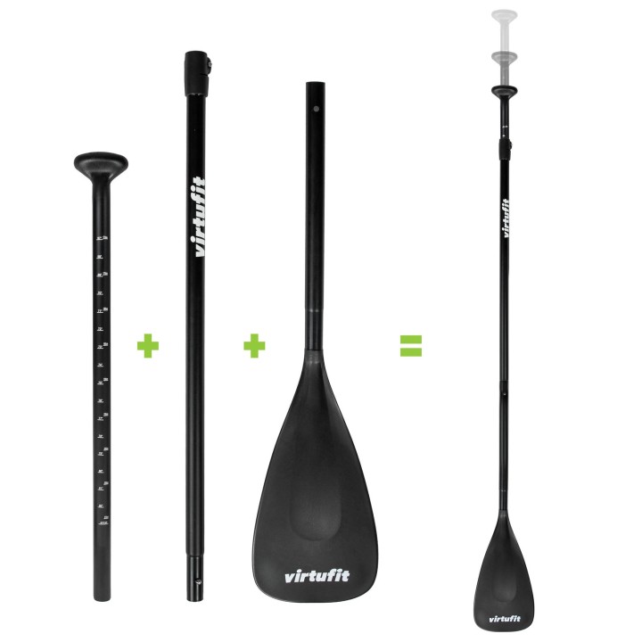 VIRTUFIT DESKA SUP SURFER 305 Z ŻAGLEM I AKCESORIAMI CZARNY