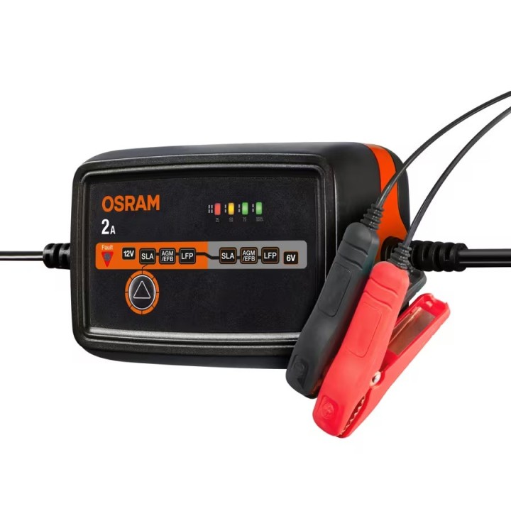 OSRAM BATTERYcharge 1002 – inteligentny prostownik 6/12 V, 2 A, IP65 - ujęcie 5