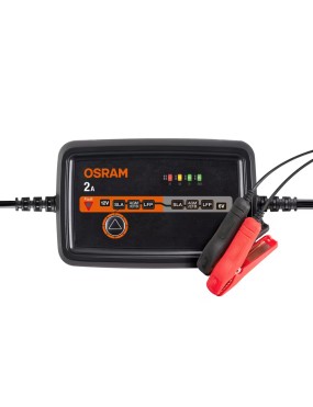 OSRAM BATTERYcharge 1002 – inteligentny prostownik 6/12 V, 2 A, IP65