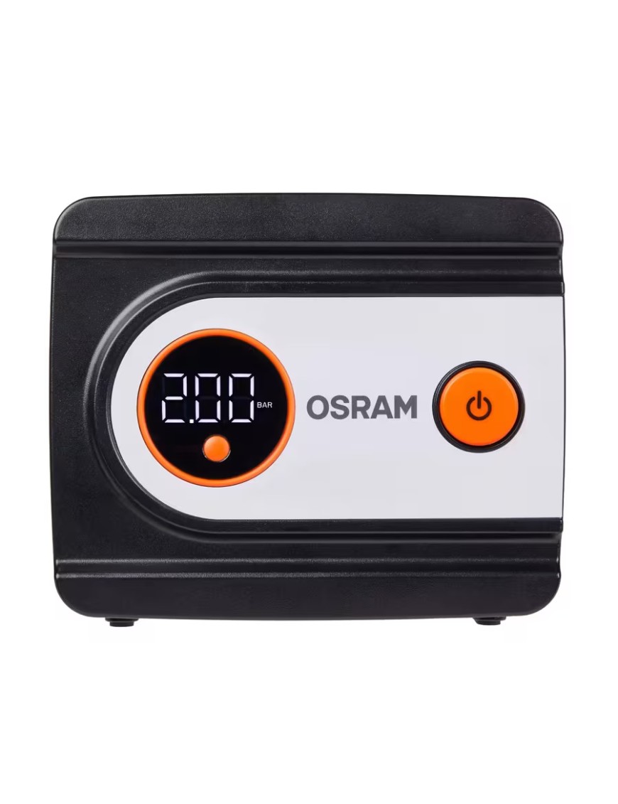 OSRAM TYREinflate 612 ESSENTIAL OTI612ESN – cyfrowy kompresor do opon 12 V, 6,9 bar