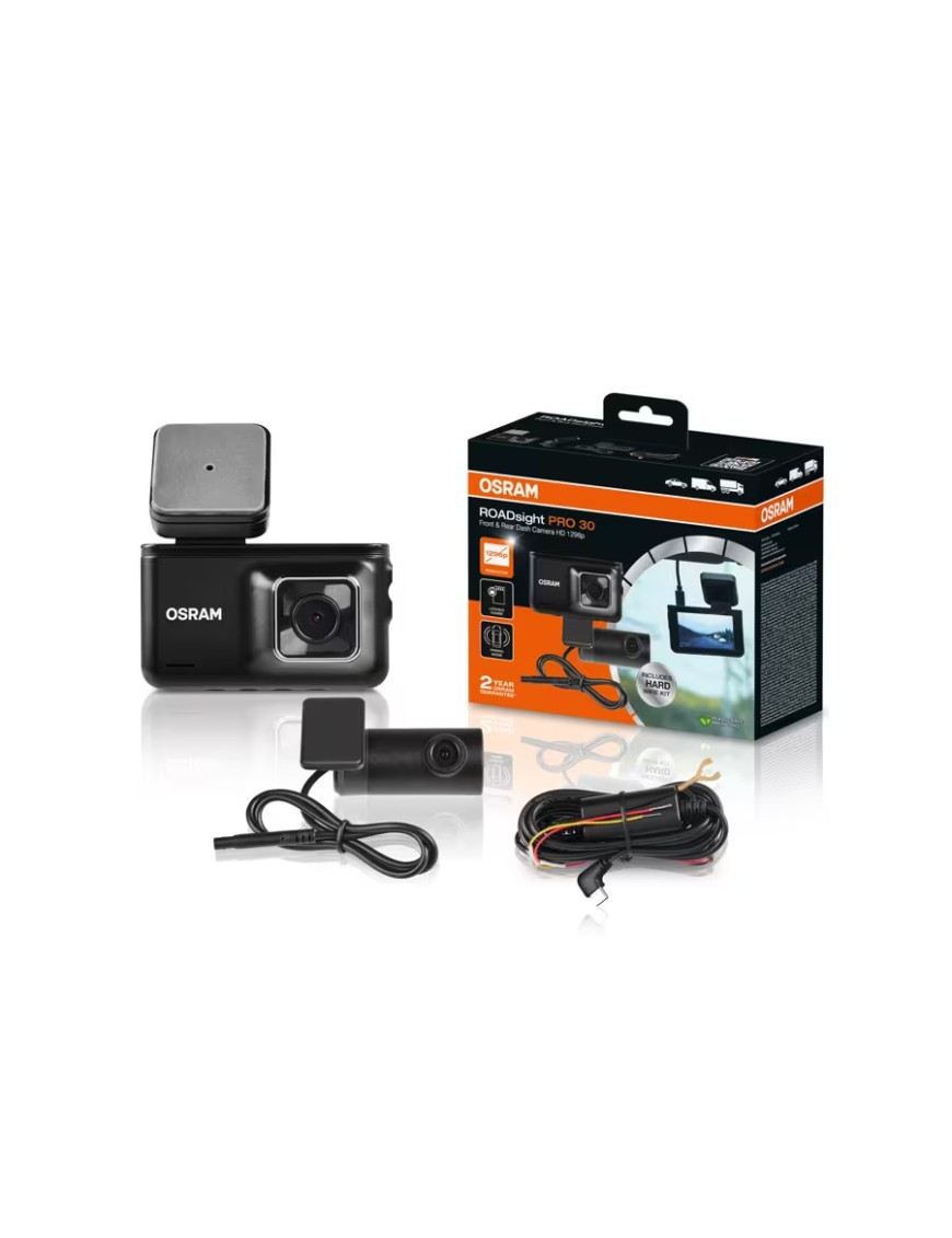 OSRAM ROADsight PRO 30 – kamera samochodowa przód + tył, GPS, HDR