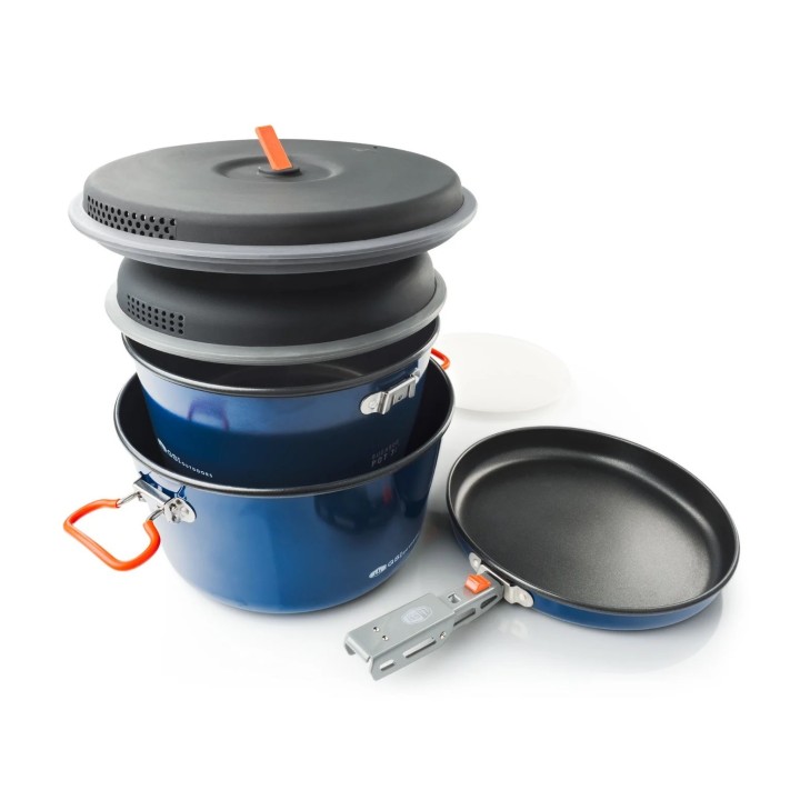 GSI Outdoors Bugaboo Ceramic Base Camper – zestaw garnków kempingowych z powłoką ceramiczną - ujęcie 2