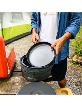 GSI Outdoors Bugaboo Ceramic Base Camper – zestaw garnków kempingowych z powłoką ceramiczną