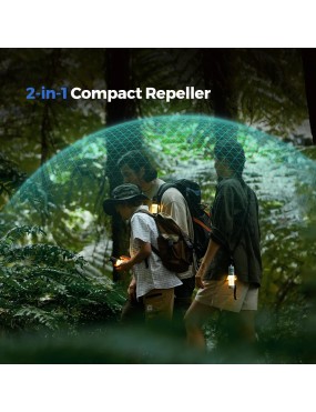 FLEXTAIL TINY REPELLER S – odstraszacz komarów 2w1 z lampą LED 400 lm, zielony