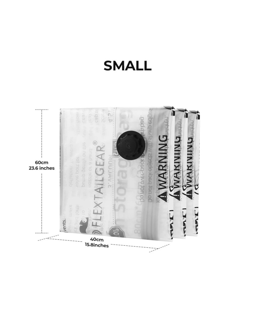 FLEXTAIL Vacuum Storage Bags S – worki próżniowe 40 × 60 cm, 4 szt.