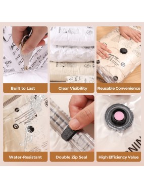 FLEXTAIL Vacuum Storage Bags M – worki próżniowe 50 × 70 cm, 4 szt.