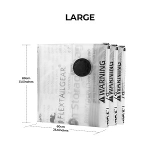 FLEXTAIL Vacuum Storage Bags L – worki próżniowe 60 × 80 cm, 4 szt.