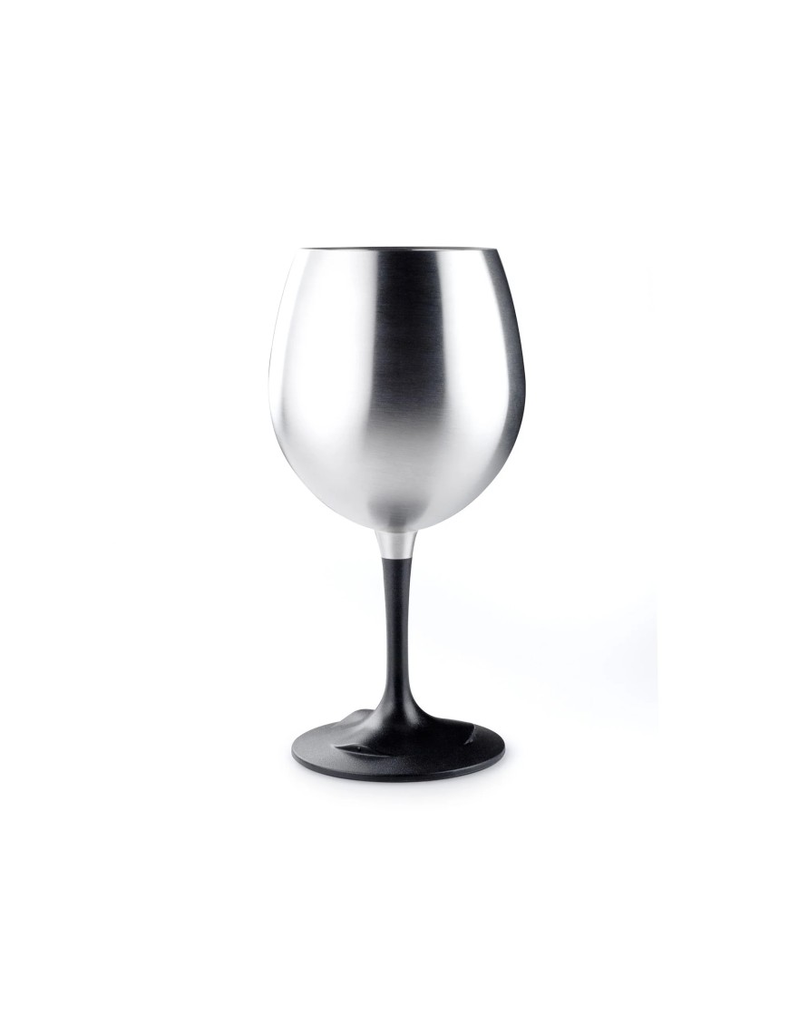 GSI Outdoors Glacier Stainless Nesting Red Wine Glass 63310 – składany kieliszek do czerwonego wina 449 ml