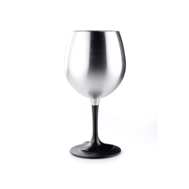 GSI Outdoors Glacier Stainless Nesting Red Wine Glass 63310 – składany kieliszek do czerwonego wina 449 ml